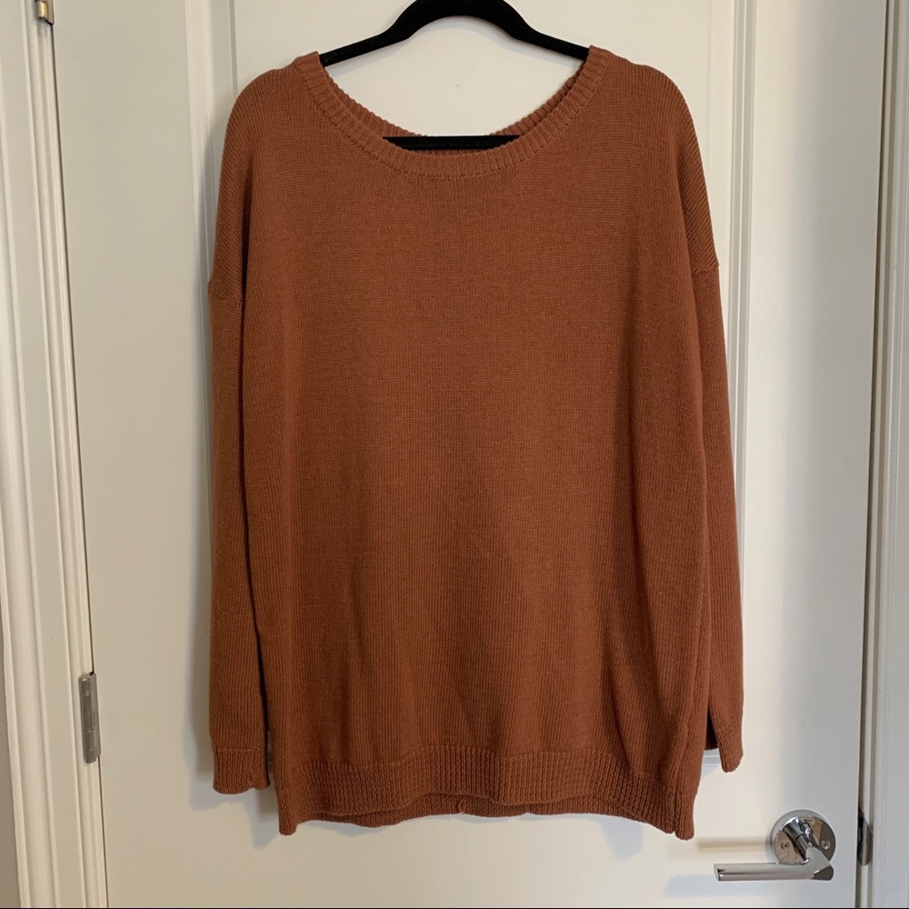 🍁 Rust Orange Fall Sweater 🍁 - Picture 2 of 4